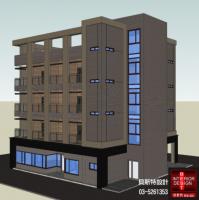 住宅外觀模擬圖│青草湖自建別墅